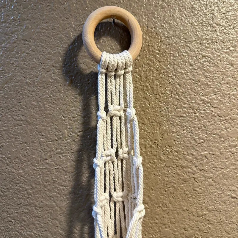 Macrame Wall Flower Vase Holder Wall Hanging