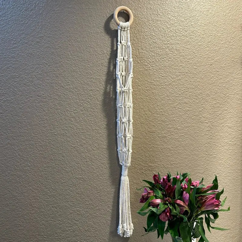 Macrame Wall Flower Vase Holder Wall Hanging