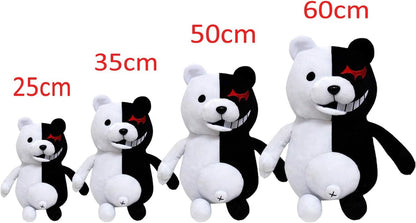 Plush 35Cm 25Cm Plush Black White Bear Anime Stuffed Plush Toy