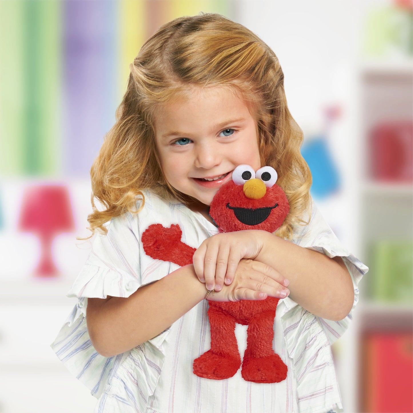 Friends 8-Inch Elmo Sustainable Plush Stuffed Animal Baby and Toddler Toys