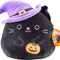 10" Black Cat with Witch Hat - Official Kellytoy Halloween Plush - Cute and Soft Stuffed Animal Toy - Great Gift for Kids