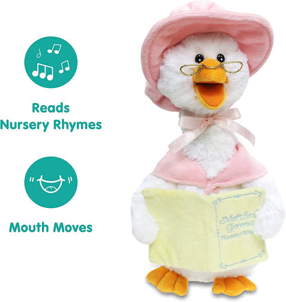 – Mother Goose Animated Stuffed Animal Reads Nursery Rhymes, 14”