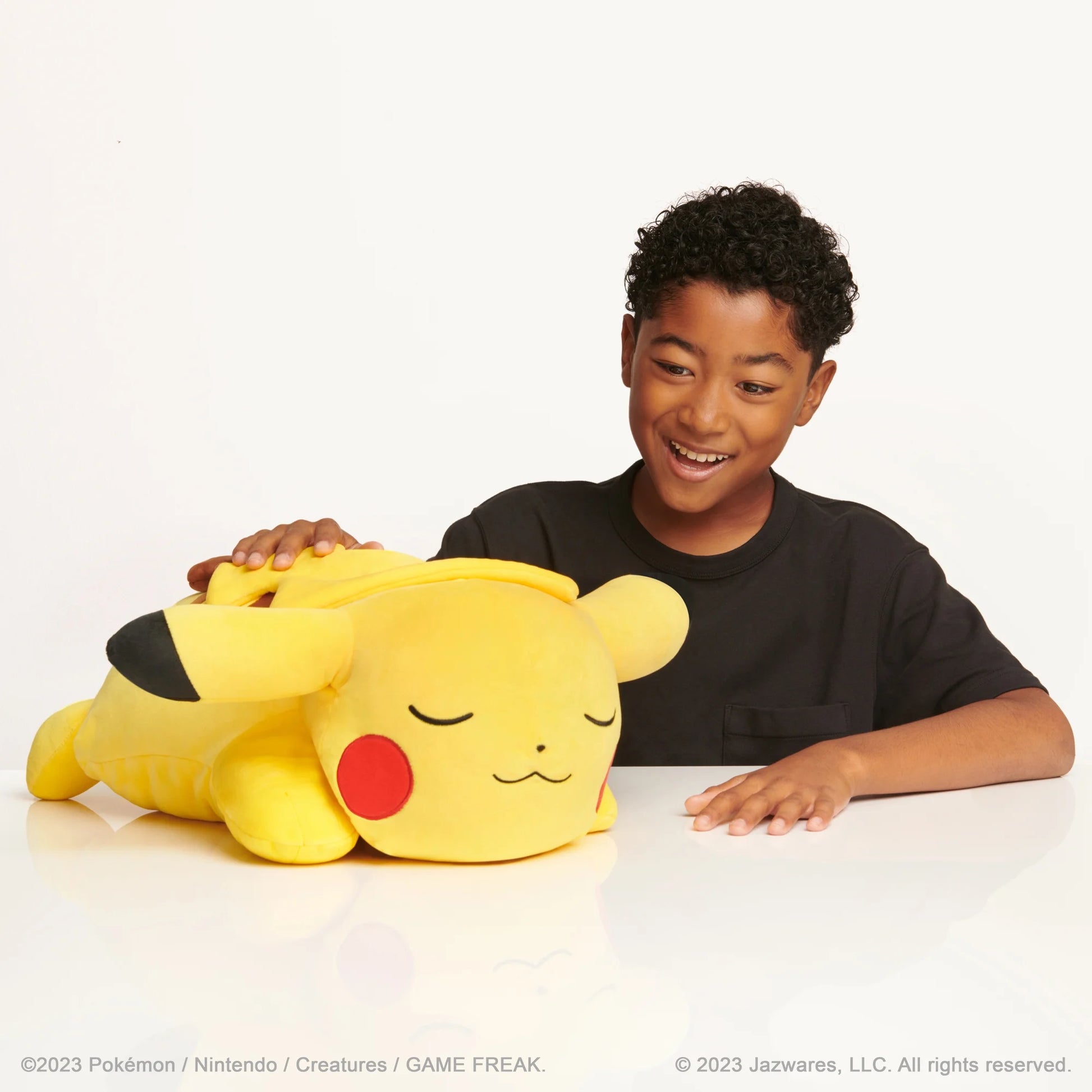 Pikachu Sleeping Plush - 18-Inch Premium Plush in Sleeping Pose