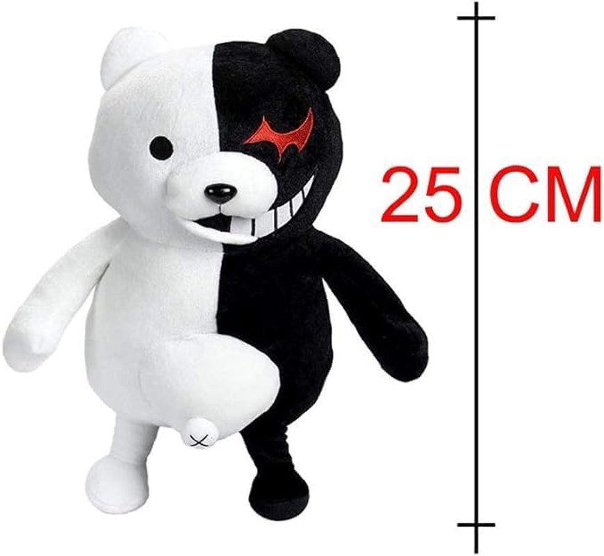 Plush 35Cm 25Cm Plush Black White Bear Anime Stuffed Plush Toy