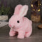 Long-Haired Bunny Electric Plush Toy Soft Plush Simulation Shape Small Animal Doll Battery Interactive Children'S Favorite Gift