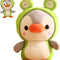 Duck/Penguin Stuffed Animal in Frog Costume Adorable Plushies Wearing Green Frog Outfit Plush Toys Great for Kids and Lovers,Stuffed Penguin Animals 10 Inch