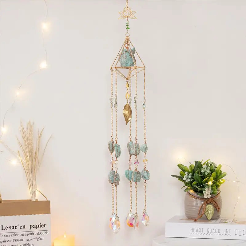 Room Decor Artificial Crystal Light Catcher, Hanging Wind Chime, Window Light Catchers, Creative Light Catcher for Outdoor & Indoor Decoration, Durable Hanging Decor