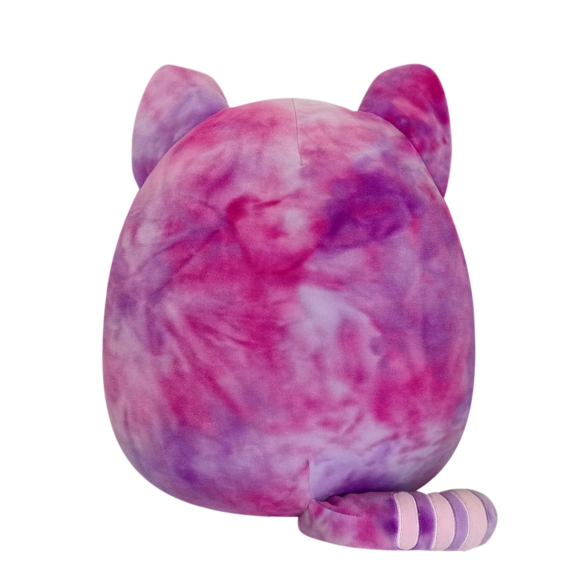 14" Tie-Dye Pink Cat - Caeli, the Stuffed Animal Plush Toy